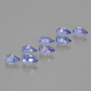 1,97 ct natürliche blauer Tansanit-Edelsteine, Birnenform, VVS-VS