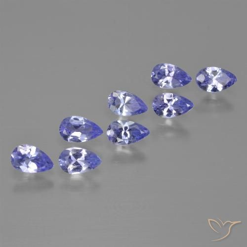 1.89ctw Natürlicher Intensives Violettblau Tansanit, Birnenform, VS
