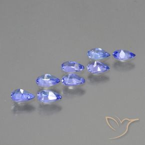 1.66 ct natürliche Intensives Blau Tansanit-Edelsteine, Birnenform, VS