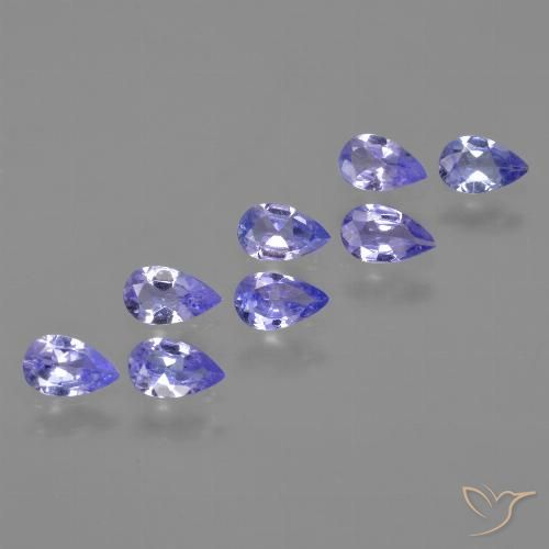 1.70ctw Natürlicher tiefblau Tansanit, Birnenform, VS