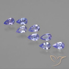 1.39 ct natürliche Elektrisches Blau Tansanit-Edelsteine, Birnenform, VS