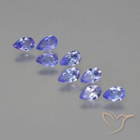 1.46 ct natürliche Elektrisches Blau Tansanit-Edelsteine, Birnenform, VS