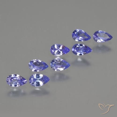 1.94ctw Natürlicher tiefblau Tansanit, Birnenform, VS