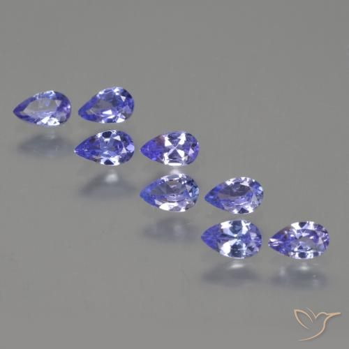 1.94 ct natürliche tiefblau Tansanit-Edelsteine, Birnenform, VS