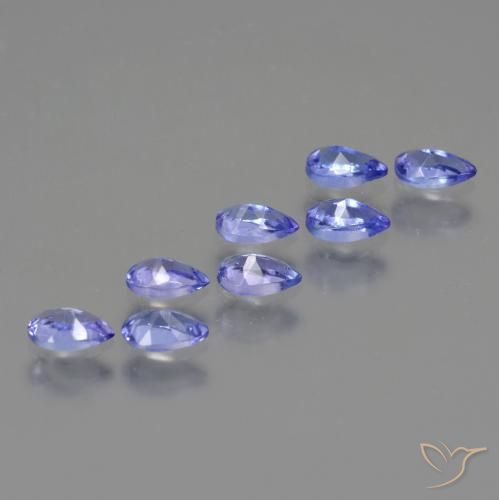 1.94 ct natürliche tiefblau Tansanit-Edelsteine, Birnenform, VS