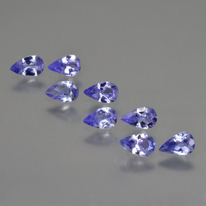 1.72 ct natürliche Elektrisches Blau Tansanit-Edelsteine, Birnenform, VS