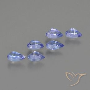 1.43 ct natürliche Intensives Blau Tansanit-Edelsteine, Birnenform, VS