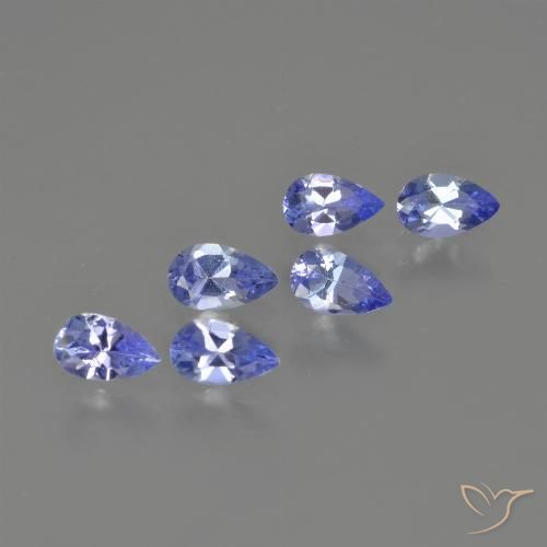 1.24ctw Natürlicher tiefblau Tansanit, Birnenform, VS