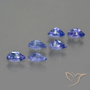 1.63 ct natürliche tiefblau Tansanit-Edelsteine, Birnenform, VS