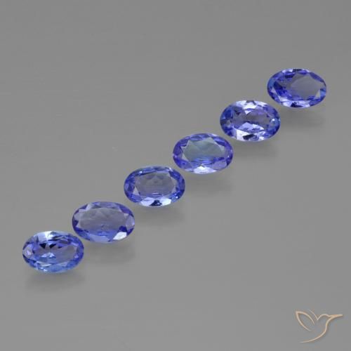 2.30ctw Natürlicher tiefviolett-blau Tansanit, Oval, VVS-VS