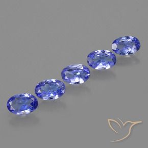 2.23 ct natürliche violett-blau Tansanit-Edelsteine, Oval, VS