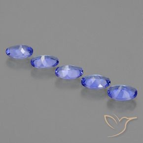 2.23 ct natürliche violett-blau Tansanit-Edelsteine, Oval, VS