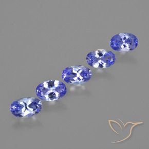 2.05 ct natürliche tiefblau Tansanit-Edelsteine, Oval, VS