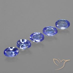 2.25 ct natürliche Mittelblau Tansanit-Edelsteine, Oval, VVS-VS