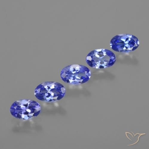 2,37 ct natürliche blauer Tansanit-Edelsteine, Oval Schliff, VVS-VS