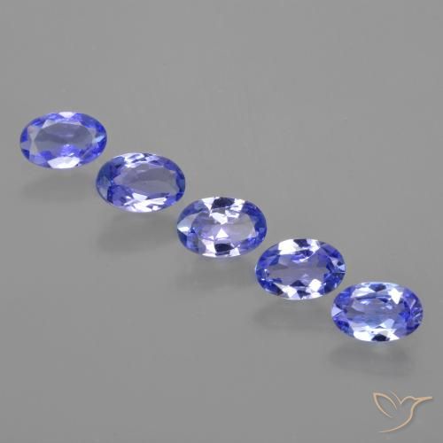 2.12ctw Natürlicher Intensives Violettblau Tansanit, Oval, VS