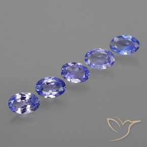 2.30 ct natürliche Intensives Violettblau Tansanit-Edelsteine, Oval, VS