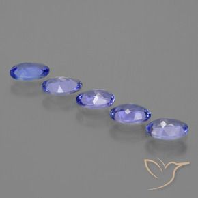2.30 ct natürliche Intensives Violettblau Tansanit-Edelsteine, Oval, VS