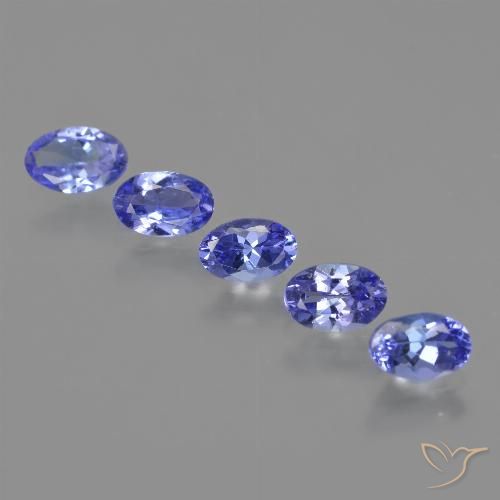 2.37ctw Natürlicher Intensives Violettblau Tansanit, Oval, VVS-VS