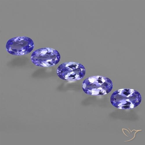 2.55ctw Natürlicher Violet Tansanit, Oval, VVS-VS