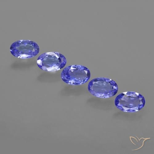 2.31ctw Natürlicher Intensives Violettblau Tansanit, Oval, VVS-VS