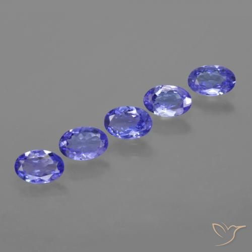 2.31 ct natürliche Intensives Violettblau Tansanit-Edelsteine, Oval, VVS-VS