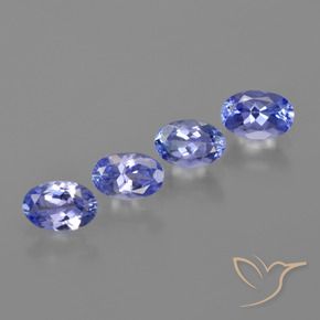 2.11 ct natürliche Mittleres Marineblau Tansanit-Edelsteine, Oval, VVS-VS