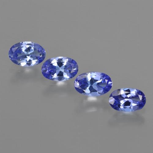 1,84 ct natürliche blauer Tansanit-Edelsteine, Oval Schliff, VVS-VS