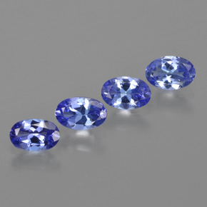 1,84 ct natürliche blauer Tansanit-Edelsteine, Oval Schliff, VVS-VS