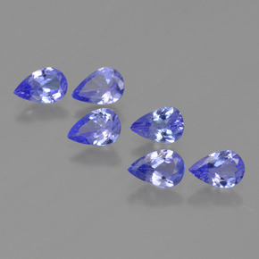 2.23 ct natürliche Intensives Violettblau Tansanit-Edelsteine, Birnenform, VS