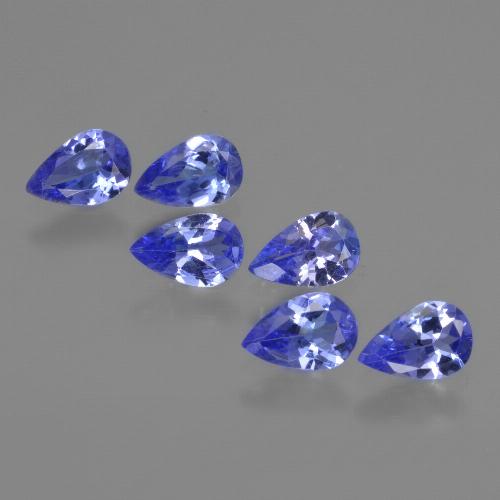 2,27 ct natürliche blauer Tansanit-Edelsteine, Birnenform, VS