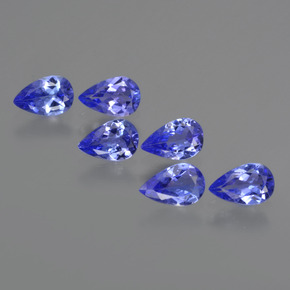 2,22 ct natürliche blauer Tansanit-Edelsteine, Birnenform, VVS-VS