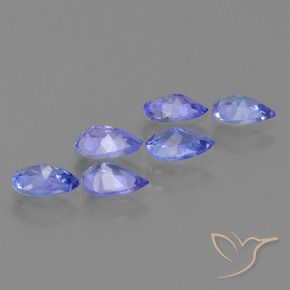 2.13 ct natürliche Mittelblau Tansanit-Edelsteine, Birnenform, VS