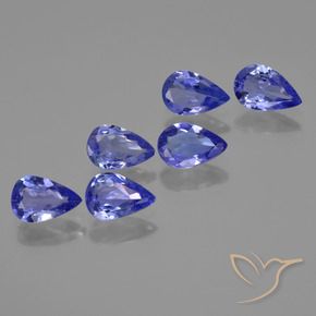 2,29 ct natürliche blauer Tansanit-Edelsteine, Birnenform, VS