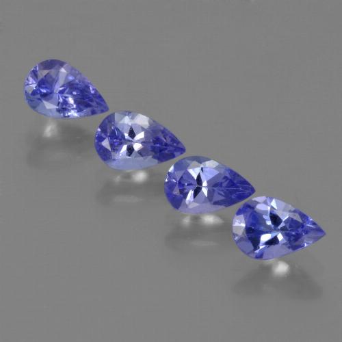 1,78 ct natürliche blauer Tansanit-Edelsteine, Birnenform, VS