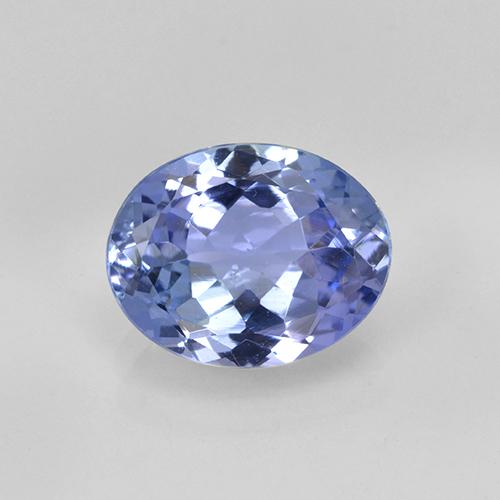 1,71 ctw natürlicher blauer Tansanit, Oval Schliff, VS
