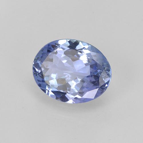 1,71 ctw natürlicher blauer Tansanit, Oval Schliff, VS