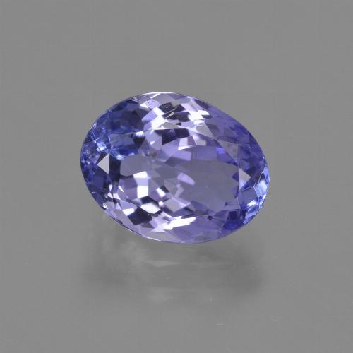 2,43 ctw natürlicher blauer Tansanit, Oval Schliff, VS