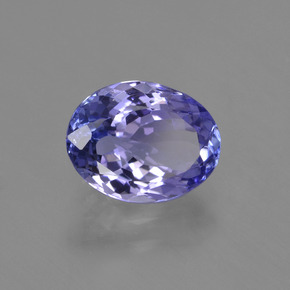 2,43 ctw natürlicher blauer Tansanit, Oval Schliff, VS