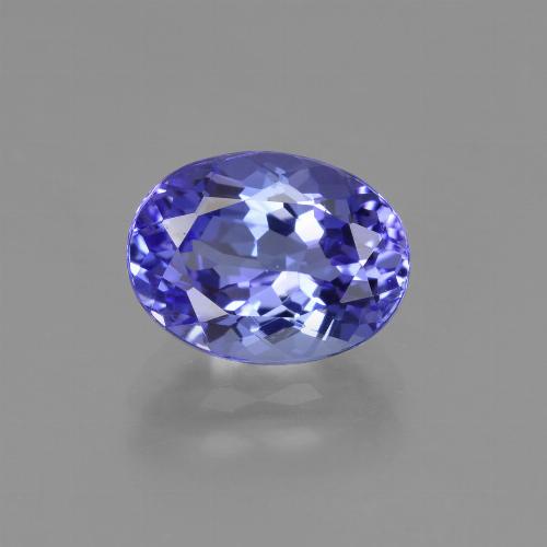 2,22 ctw natürlicher blauer Tansanit, Oval Schliff, VVS
