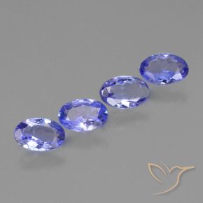 1.43 ct natürliche tiefblau Tansanit-Edelsteine, Oval, VS