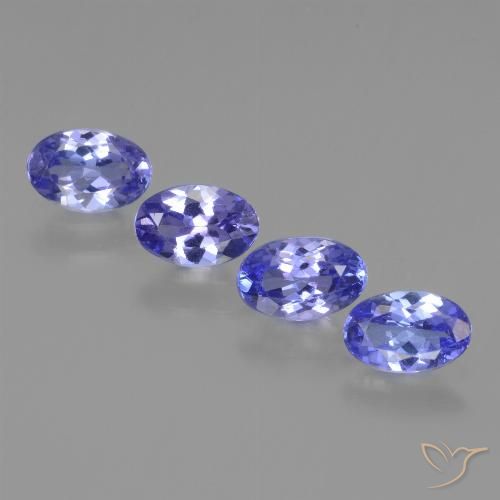 1.81ctw Natürlicher Mittelblau Tansanit, Oval, VVS-VS