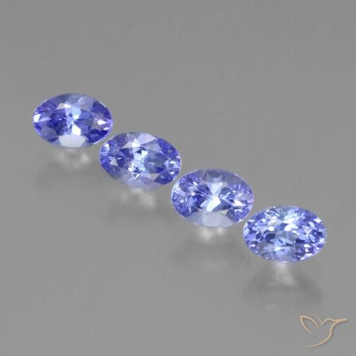 1.85 ct natürliche tiefblau Tansanit-Edelsteine, Oval, VVS-VS