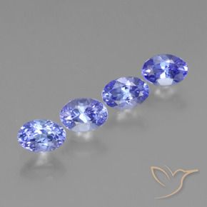1.85 ct natürliche tiefblau Tansanit-Edelsteine, Oval, VVS-VS