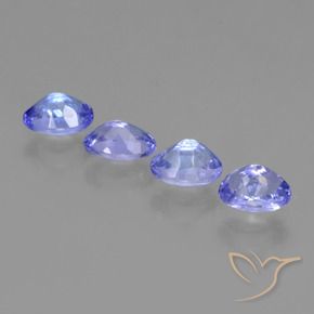 1.85 ct natürliche tiefblau Tansanit-Edelsteine, Oval, VVS-VS