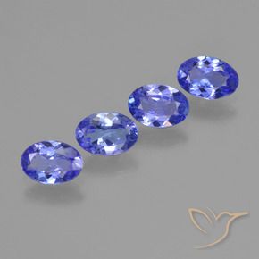 2,08 ct natürliche blauer Tansanit-Edelsteine, Oval Schliff, VVS-VS