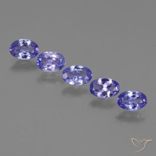 2.10ctw Natürlicher tiefblau Tansanit, Oval, VVS-VS