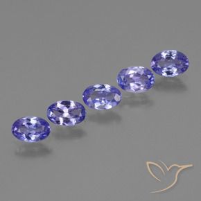 2.10 ct natürliche tiefblau Tansanit-Edelsteine, Oval, VVS-VS