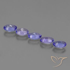 2.10 ct natürliche tiefblau Tansanit-Edelsteine, Oval, VVS-VS