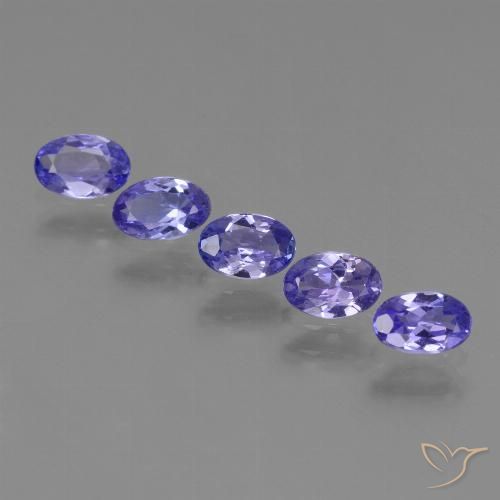 1,69 ct natürliche blauer Tansanit-Edelsteine, Oval Schliff, VVS-VS
